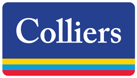 Colliers logo, a commercial real estate services company